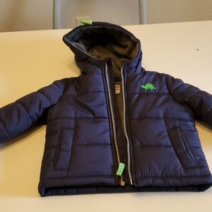 18 month boys dinosaur puffer jacket
